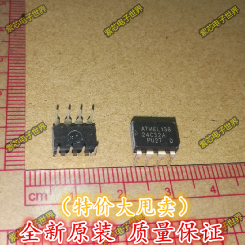 全新原装正品 AT24C32A 24C32A AT24C32A-10PU-2.7 DIP-8 直插