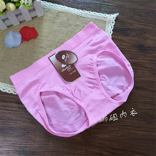 5件包邮芭图莉中高腰女士内裤 提臀抗菌女内裤 超弹性无缝女底裤