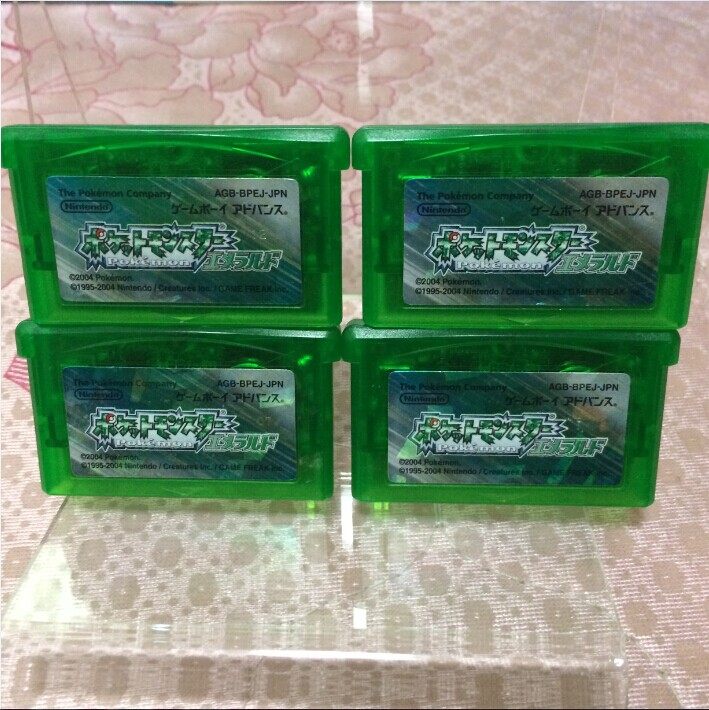 任天堂GBA掌机适用 正版游戏卡带  口袋妖怪 绿宝石（每盘）现货