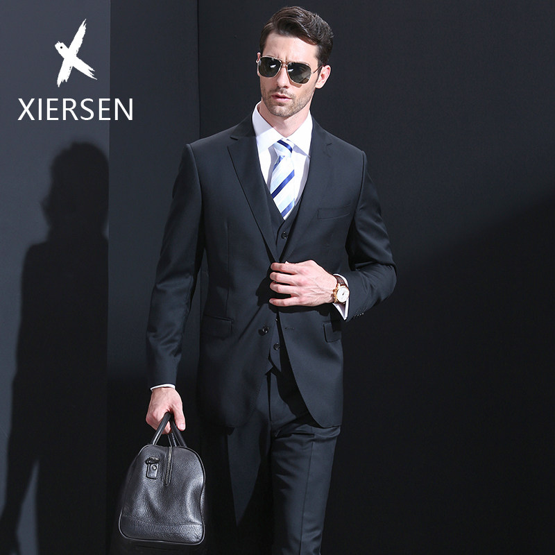 Costume homme en laine pour automne - Ref 1556929 Image 1