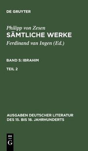 Von Zesen 预售 Ibra... Philipp Werke. Samtliche