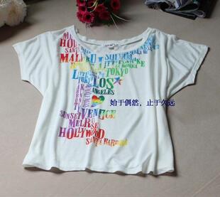 2024夏季 胖妹女装 回馈亏清 短袖 印花T恤潮大码 短款 包邮 宽松罩衫