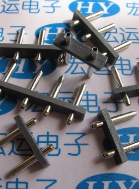 TJC1连接器 接插件 针座 1P2P3P4P C1直针  灰色插座