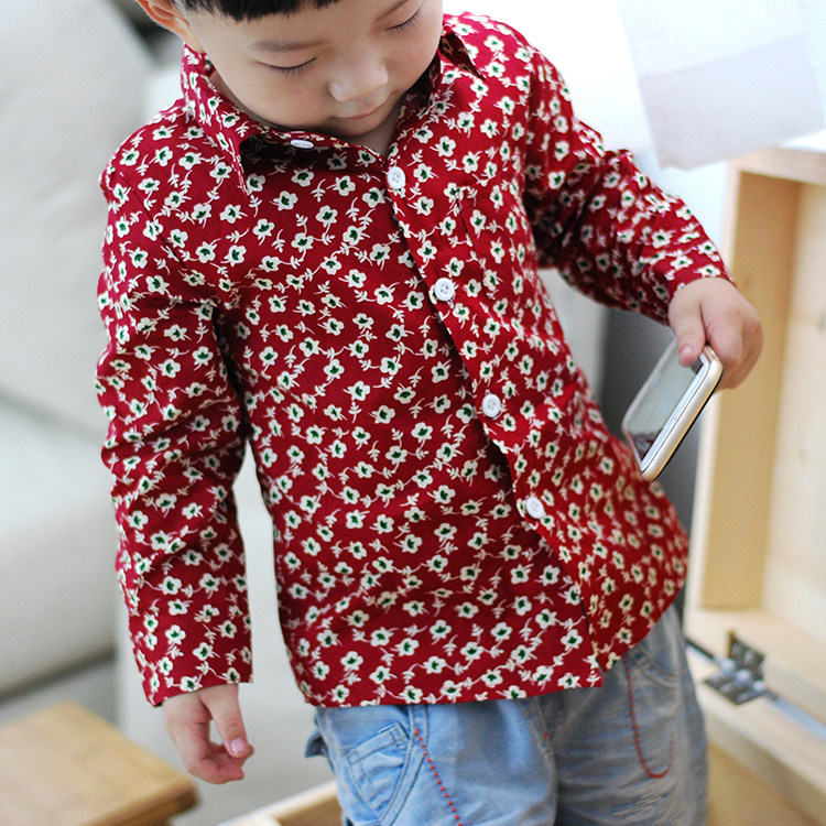 Chemise garcon à manche longue - Ref 2076566 Image 1