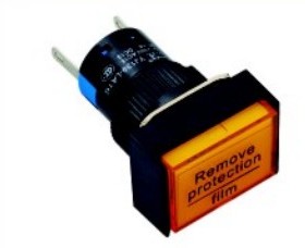 一佳LA16-D/J信号灯 长方形 指示灯 16mm 红色 绿色 黄色