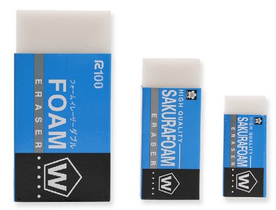 日本樱花橡皮擦高聚合物超净橡皮XRFW-60 100 200 300美术绘图用