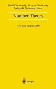 【预售】Number Theory: New York Seminar 2003