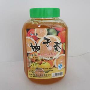 加拿柚子茶 果肉饮料浓浆 1KG 蜂蜜柚子茶 果酱迦拿蜂蜜柚子包邮
