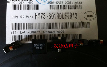 HM73-301R0LFTR13 1UH 34A 14*13*5.5MM BI厂扁铜线圈大电流电感