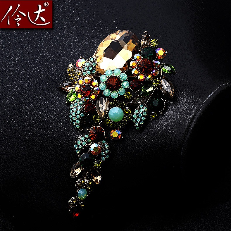 Broche femme LINGLADY en Zircon diamant - Ref 1182125 Image 1