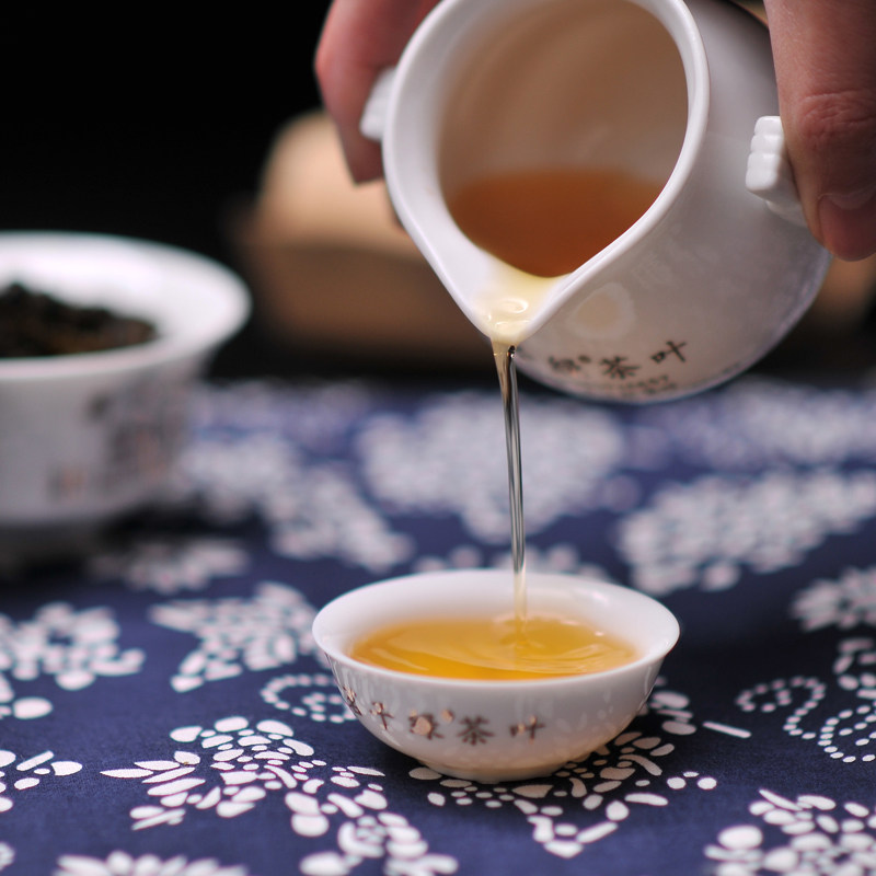 海南兰贵人茗子绿茶叶无人参茶叶浓香型人参乌龙茶豆浆石头茶送杯