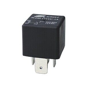 松乐汽车继电器 SLDH-12VDC-1C 一组转换5脚 不带安装柄