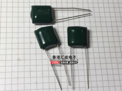 2A224J 220NF 0.22UF 224J 100V 224PF 涤纶电容 间距7.5 100个20