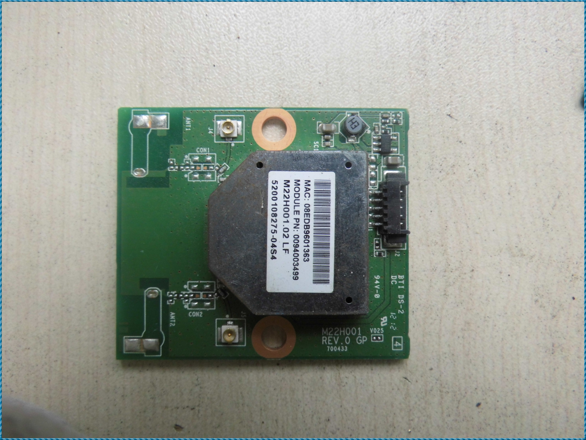 º£¶û LE60A5000 ÎÞÏßÍø¿¨M22H001 REV.0