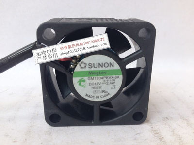 GM1204PKVX-8A DC12V 2.4W 原装建准SUNON 40*40*20MM 轴流风扇