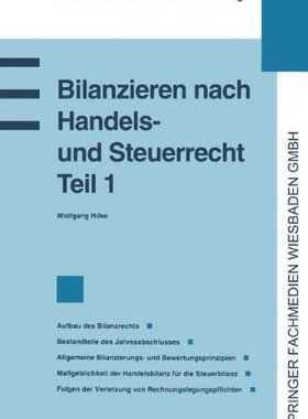 【预售】Bilanzieren Nach Handels- Und Steuerrecht, Tei...