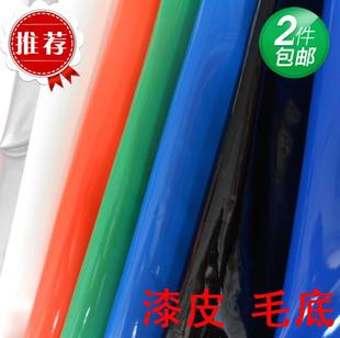 皮革面料 软皮PU皮防水软包面料 PU漆皮 糖果色幼教七彩软包皮革