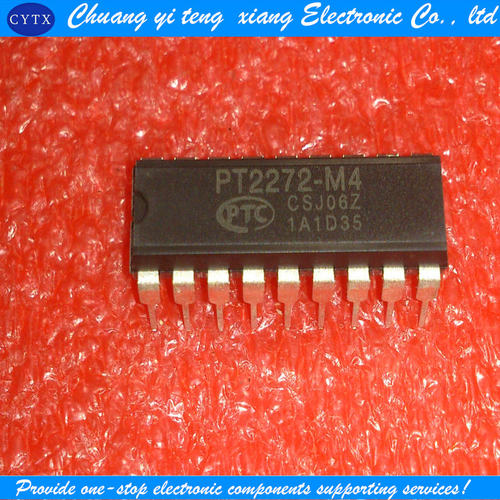 创亿腾翔‖直插 PT2272-M4 接收芯片 DIP-18 遥控器解码芯片