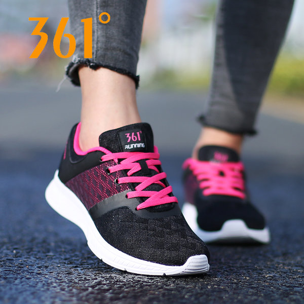 361度 透气网面 女式休闲运动鞋 优惠券折后¥99包邮(¥119-20)3色可选