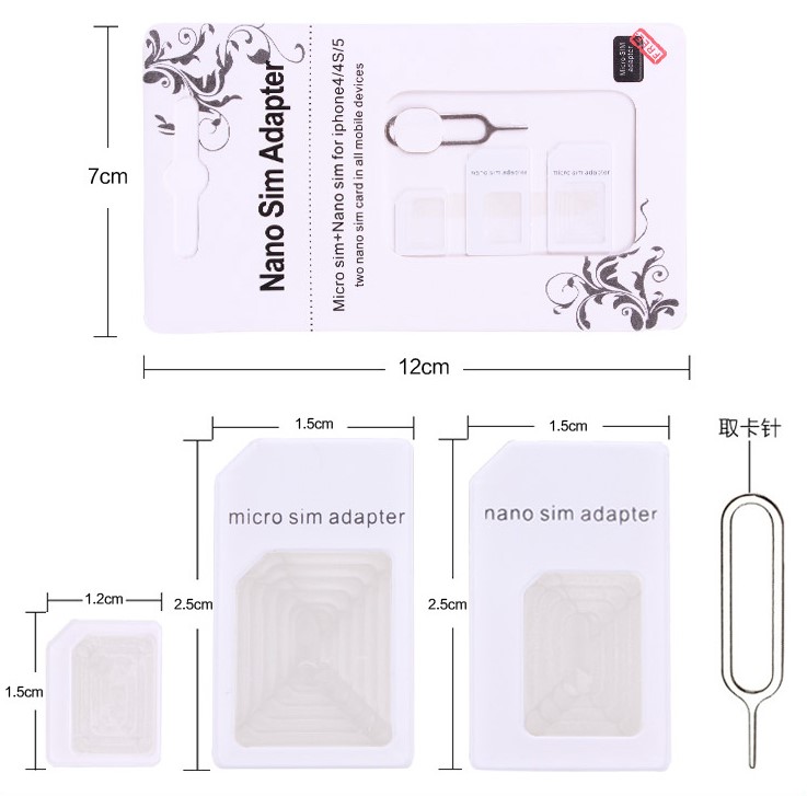 Adaptateur pour cartes SIM - Ref 310782 Image 1