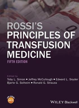 【预订】Rossi’s Principles of Transfusion Me...