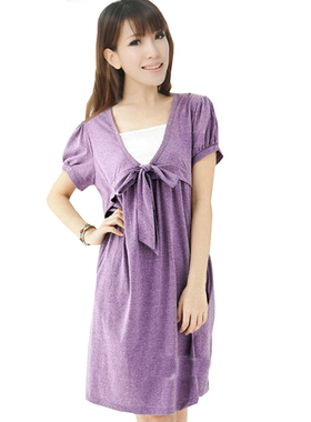 慈颜孕妇装 休闲 时尚韩版 哺乳裙孕妇连衣裙子 哺乳衣Y609