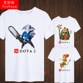 刀塔DOTA2t恤男短袖 游戏周边衣服体恤衫 魅惑魔女神秘商人流浪剑客