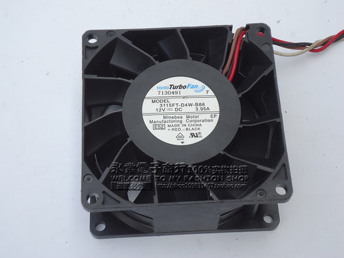 NMB 3115FT-D4W-B86 8038 12V 3.95A 8CM/厘米 双滚珠 服务器风扇