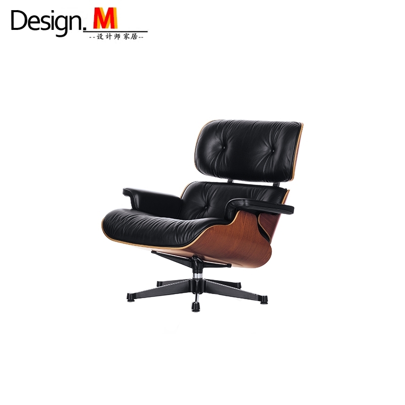 Design.M设计师家具 eames lounge chair/伊姆斯真皮躺椅 沙发椅