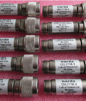 narda 771B-3 12.4GHz 3dB 2W N RF 射频微波 同轴固定衰减器