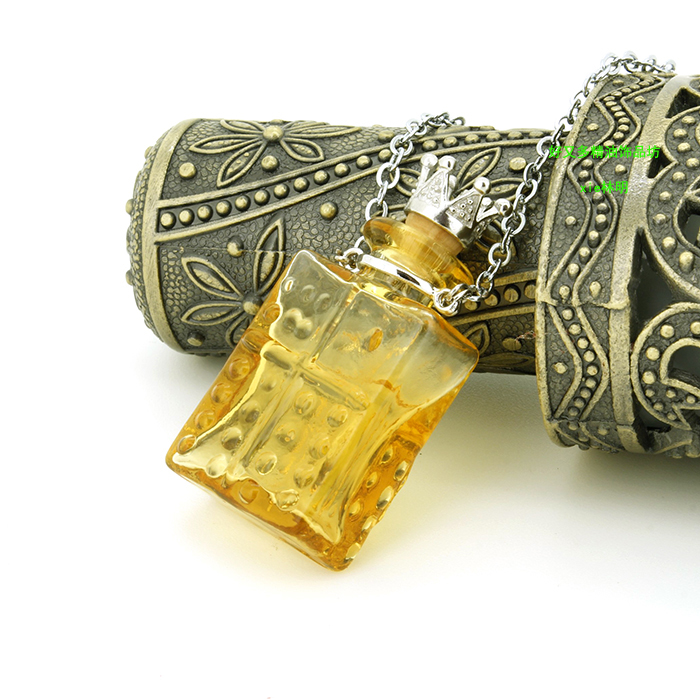 精油瓶香薰项链大容量琉璃