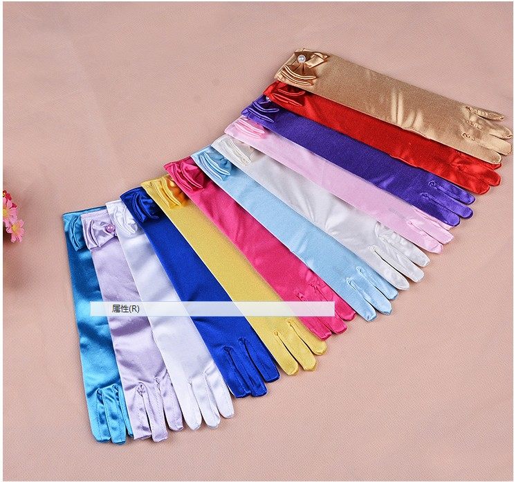 Gants pour fille en satin - Ref 2150549 Image 1