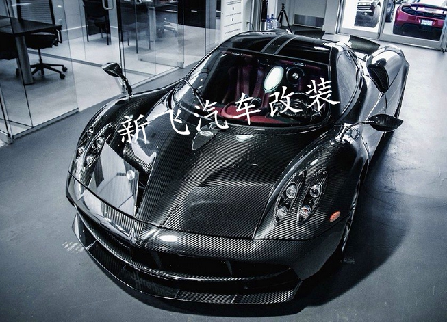 适用于帕加尼改装大包围全车身炭纤套件排气轮毂机盖