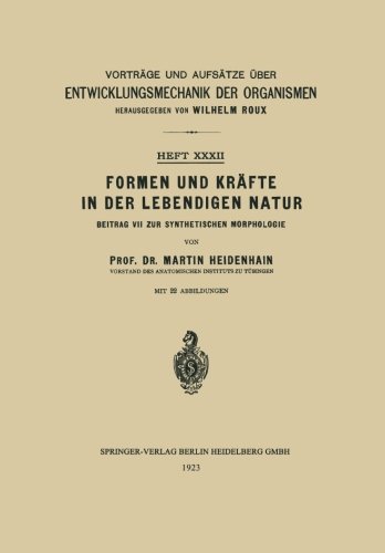 【预订】Formen Und Krafte in Der Lebendigen ...