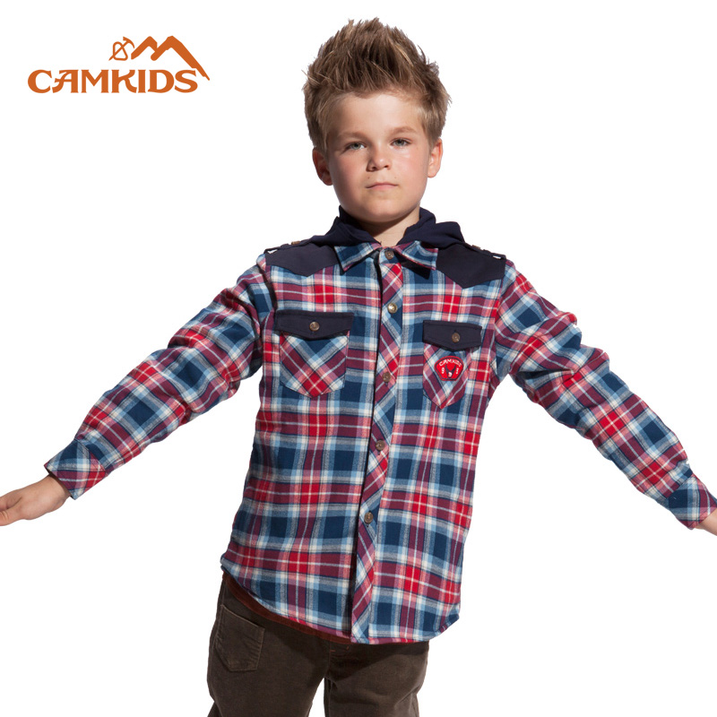 Chemise garcon CAMKIDS à manche longue - Ref 2075445 Image 1