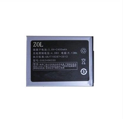 ZOL 适用康佳 K33电池 康佳F1 电池 康佳K33电池 CXG240K330电板座充