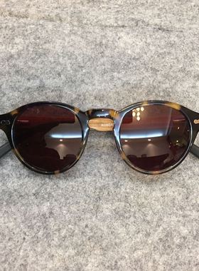 猫眼美国实木玳瑁色复古风太阳镜