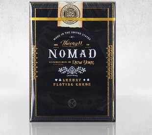 默默纸牌T11出品NOMAD deck美国原装游牧人扑克牌实物设计精美