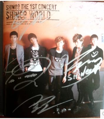 SHINEE ר¼ Ç×±ÊÇ©Ãû һѲÑݳª»á SHINee World +Ç©ÃûÕÕÆ¬