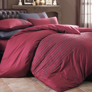 QQINGO亲亲购 60支370根全棉长绒棉纯色贡缎被套纯棉被套单件韵律