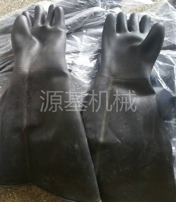 喷砂机专用耐磨手套 喷砂作业手套 加厚颗粒手套喷砂防护手套