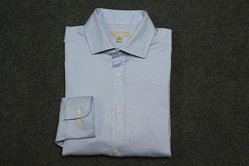 英伦高支棉抗皱男款质感长袖衬衣