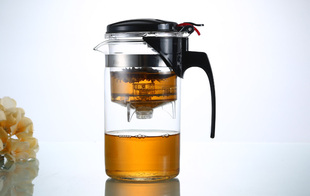 飘逸杯耐热高温拆洗大容量冲茶器 玻璃泡花茶壶全过滤家用茶具套装