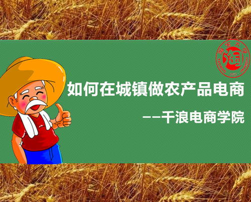 如何在城镇里做农产品电商
