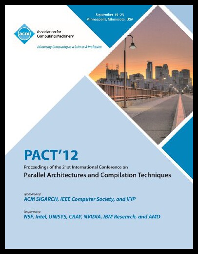 【预售】Pact 12 Proceedings of the 21st International Con