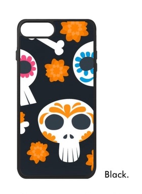 适用于iPhone橘黄色花墨西哥文化Xr手机壳max保护套678plus硅胶11