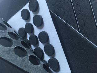 黑色单面背胶eva泡绵海绵脚垫防震防滑缓冲陶瓷家电垫片2.5mm厚