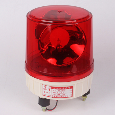 中厦警示灯LTE-1181大功率旋转报警灯220V38012v24岗亭信号警报灯