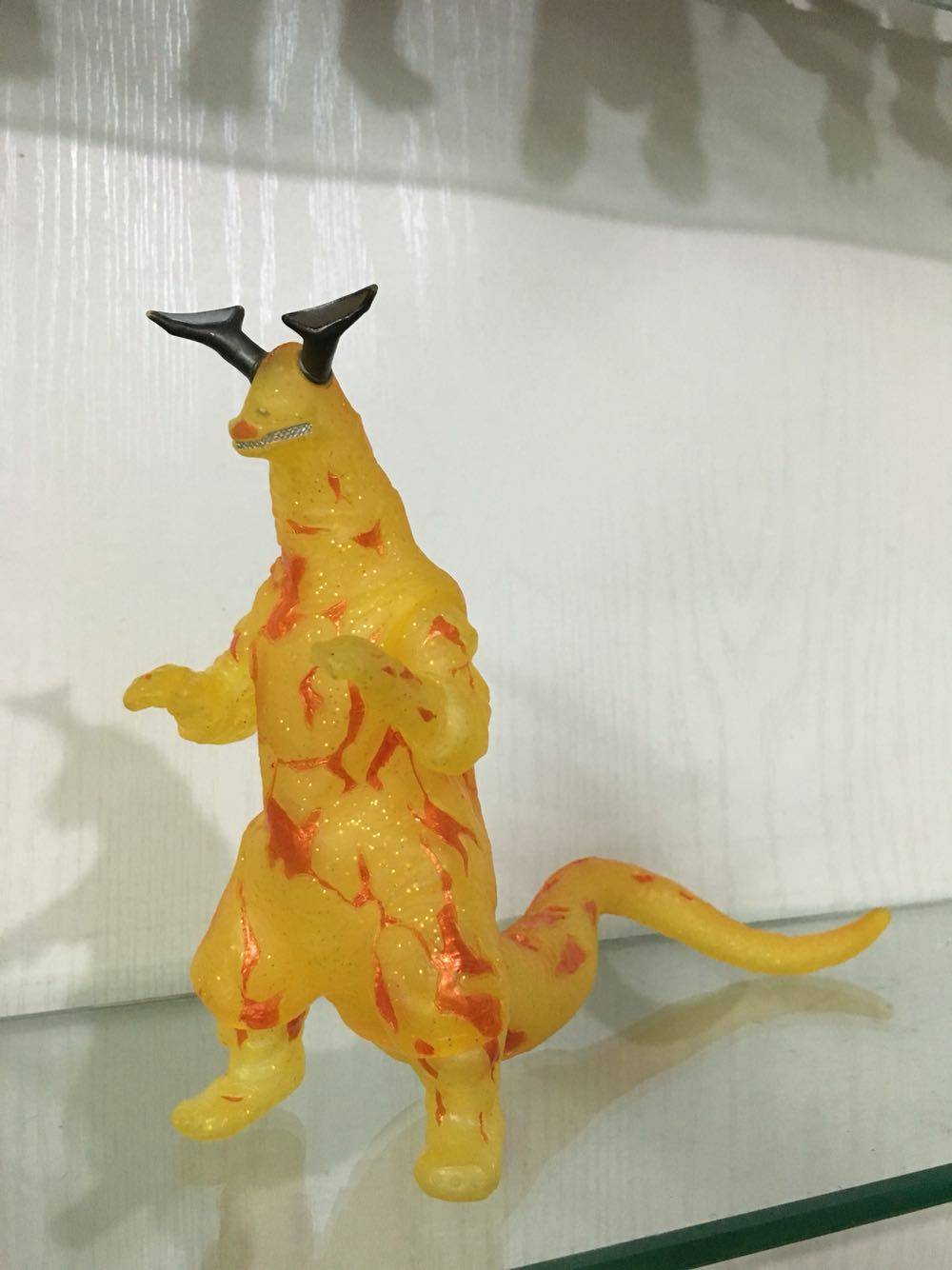 玩具怪兽软胶 赛文奥特曼黄金限定 透明怪兽艾雷王 17cm系列