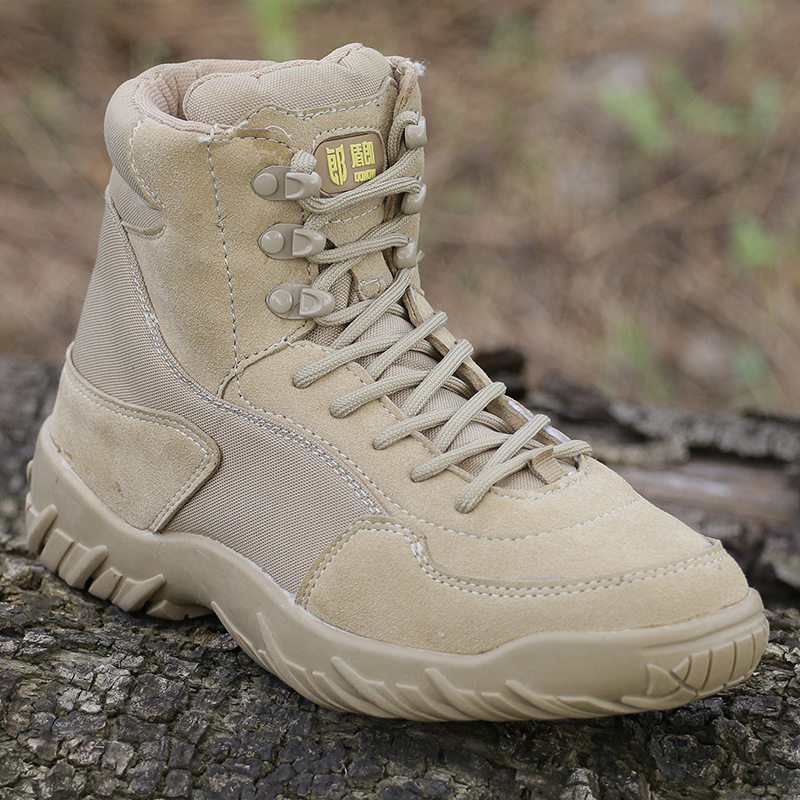 Bottes militaires pour homme en cuir - Ref 1397338 Image 1